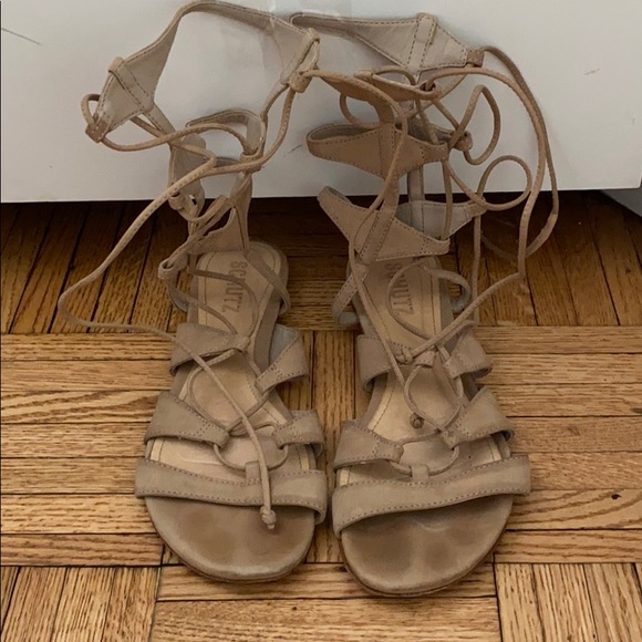 Schutz Erlina Lace up Sandals - Picture 3 of 4